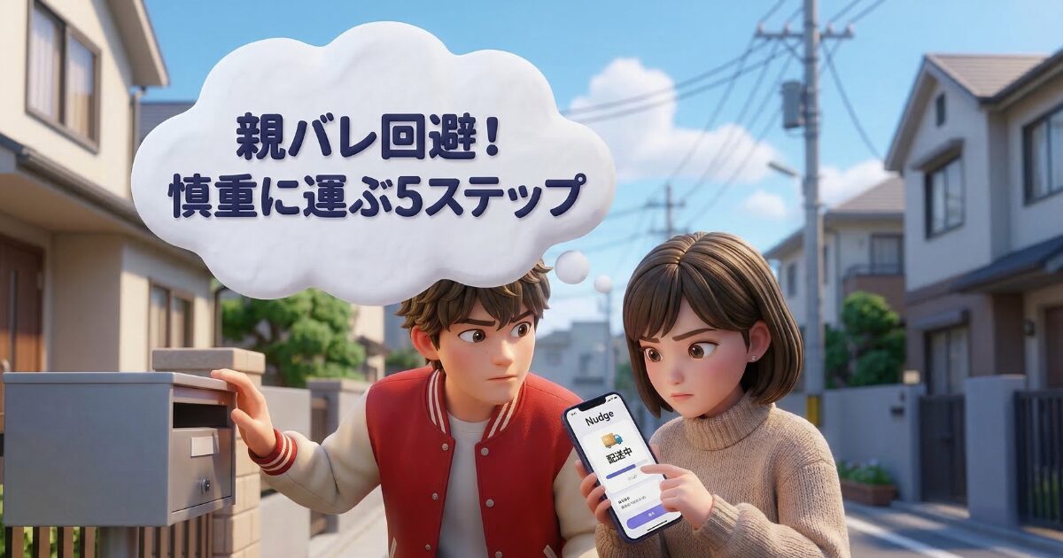 申し込みから受け取りまで！誰にも知られずにナッジカードを手にする5つのステップ
