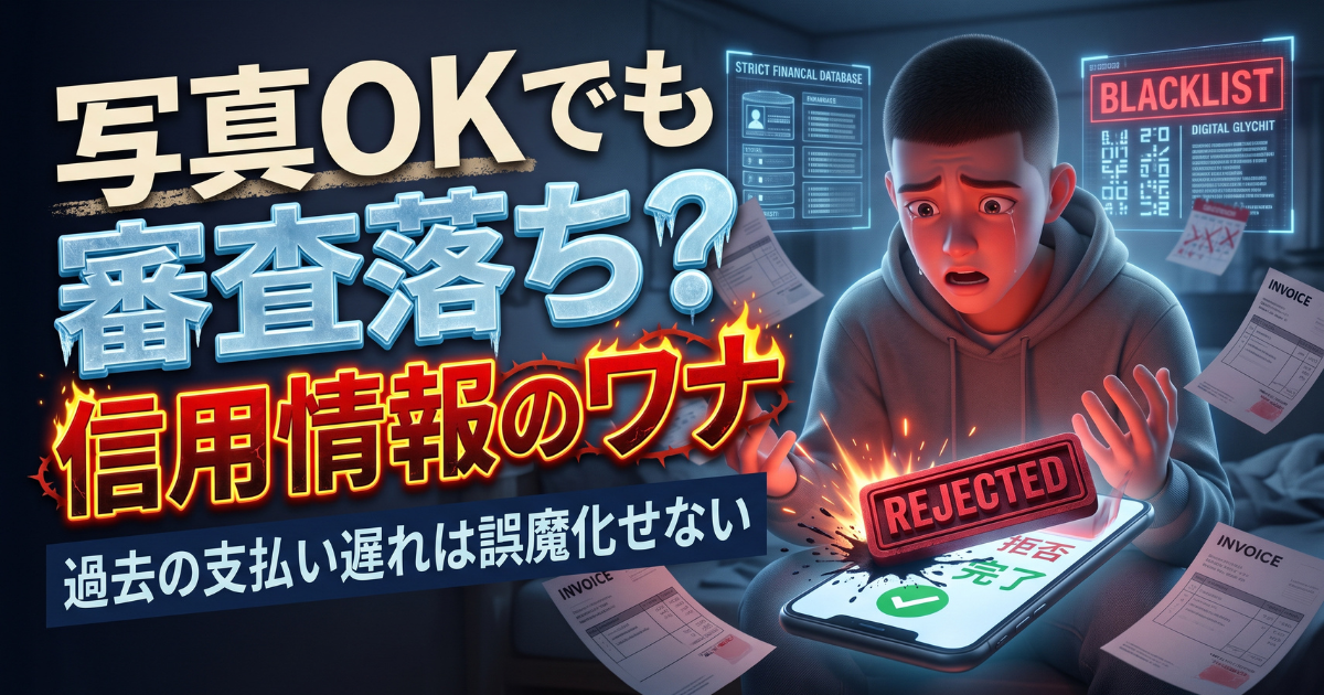 ナッジカードの審査に落ちる原因：信用情報の影響と重要な注意点
