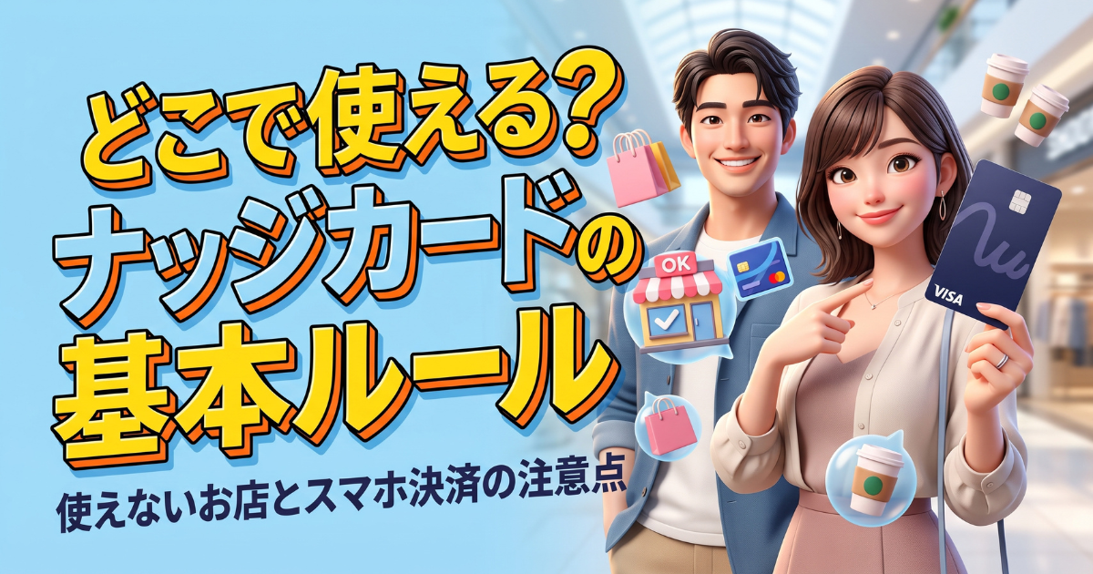 【まとめ】ナッジカードが使えるお店の全知識：安心の決済体験を実現