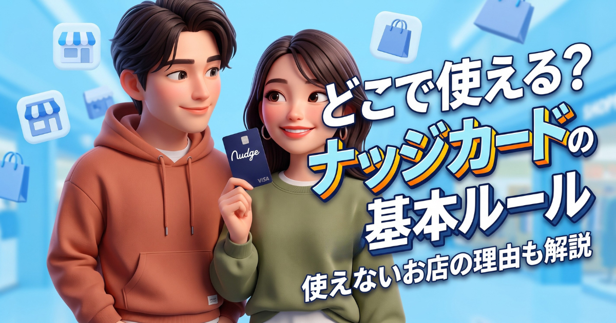 ナッジカードが使えるお店と利用を制限される店舗の基本ルール